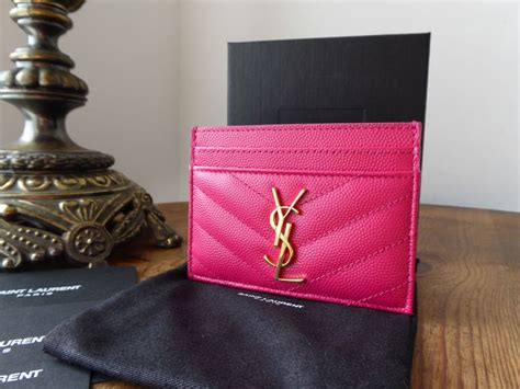 ysl clip wallet|YSL credit card wallet.